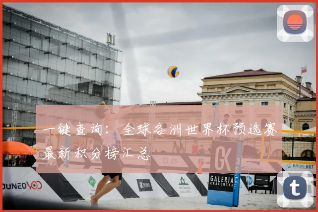 一键查询：全球各洲世界杯预选赛最新积分榜汇总